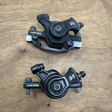 HAYES GX2 Mountain Bike Disc Brake Mechanical Calipers Pair Black