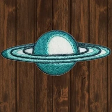 Saturn Embroidered Patch — Iron On