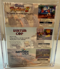 Sega Saturn 3 Free Games VGA 85 Sealed Daytona USA Virtua Cop VF2 not WATA CGC