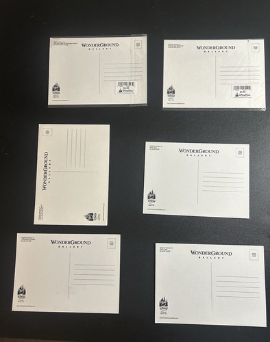 Disney WonderGround Gallery  Lot Of 6 Postcards And 2 Disneyland Note Cards LILO - Picture 2 of 8