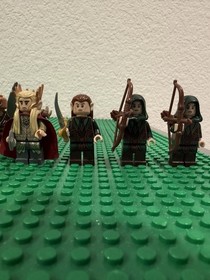 LEGO The Hobbit Lot  Barrel Escape Elf Army Attack of the Wargs 79004 79002 used