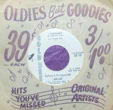 "Anthony & The Aqua Lads","i Remember","Gold Bee Records","W.L.Promo",,,} )));0