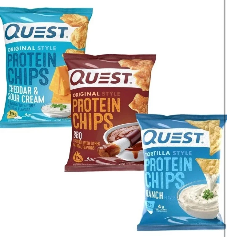 Quest Nutrition Protein Chips 9 Sabores Variedad Pack Foto 3 de 4