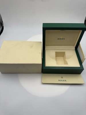 Authentic Green Rolex SA Watch Box Ref. 39139.04 Inner Box Only - Damaged Box