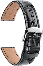 Extra Long Watch Band - XL XXL Leather Watch Straps for Men - Soft Quick Release