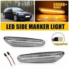 For Bmw E60 E82 E83 E90 E92 E46 Led Side Marker Turn Signal Lights Dynamic Amber For Bmw E60 E82 E83 E90 E92 E46 Led Side Marker Turn Signal Lights Dynamic Amber
