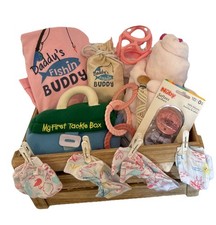 Infant Baby Girl Fishing Themed Baby Shower Present, Welcome Newborn  Mom Home