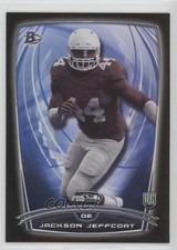 2014 Bowman Rookies Black Foil Jackson Jeffcoat #87 7mg