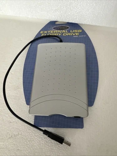 Dynex DX-EF101 Slim USB External 3.5" Floppy Disk Drive Works Tested