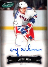 2006-07 Upper Deck Parkhurst - Ulf Nilsson #84 Autographs - New York Rangers