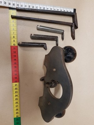 Vintage, historischer Hobel Stanley Nr. 71 1/2 ''Router Plane'' | mit Zubehör