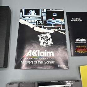 NES NARC Complete In Box CIB Nintendo Acclaim w/ Manual Inserts Authentic