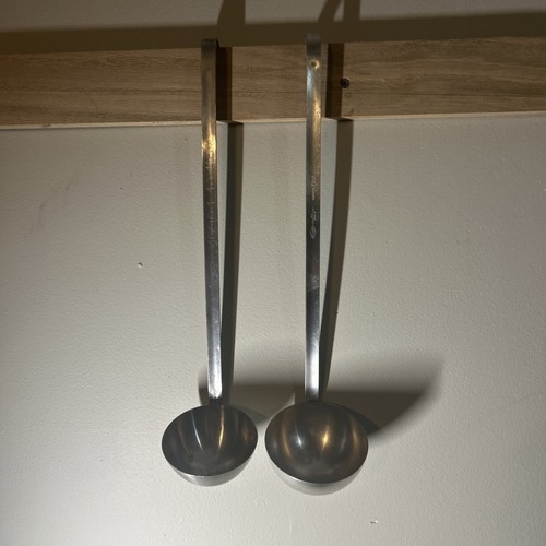 Set Of 2 Vollrath Stainless Steel Commercial Ladles 46904 & 46906 4oz & 6oz - 第 1/6 張圖片