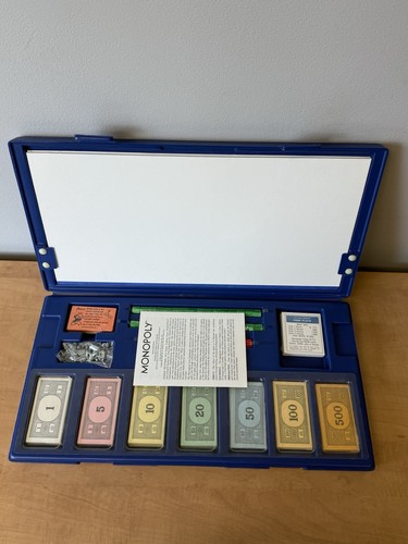 VTG SEALED Parker Brothers 1973 Monopoly Board Game Brand New Blue Carry Case