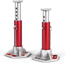 Aluminum Jack Stands 3 Ton 6000 Lbs Pair With Locking Support Pins