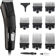 Babyliss 7755U Men Hair Clipper, Diamond Sharp Stainless Steel Blades, 8 Comb GV