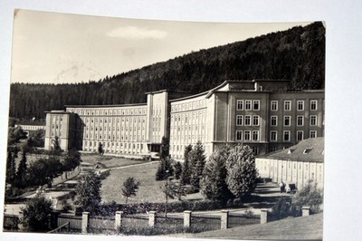 AK Erlabrunn Erzgebirge Bergarbeiter-Krankenhaus  Dr. Georg Benjamin  DDR 1976 g