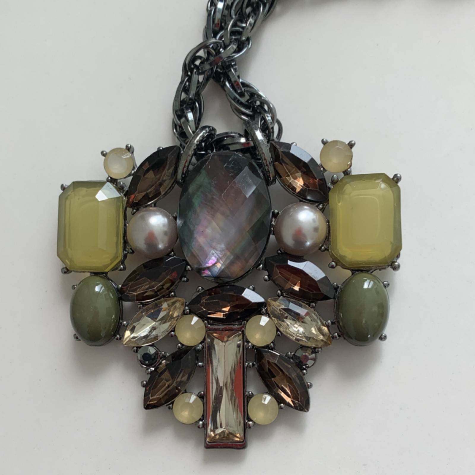 Chicos  Multicolor Pendant Statement Necklace wit… - image 4