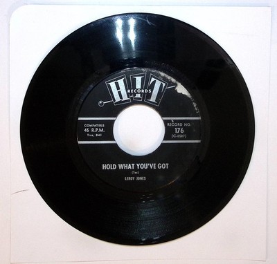 Leroy Jones /Bobby Brooks 45 ''Hold What You've Got / Wise Like Soloman'' NM EX N2
