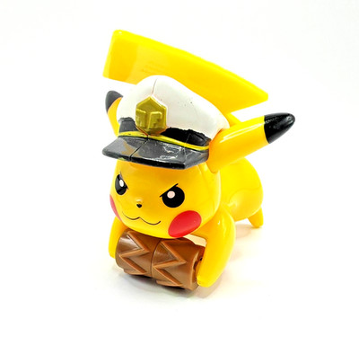 McDonald's 2019 Pokemon Pikachu Pilot Captain Hat Toy. Pikachu Happy Meal Mc