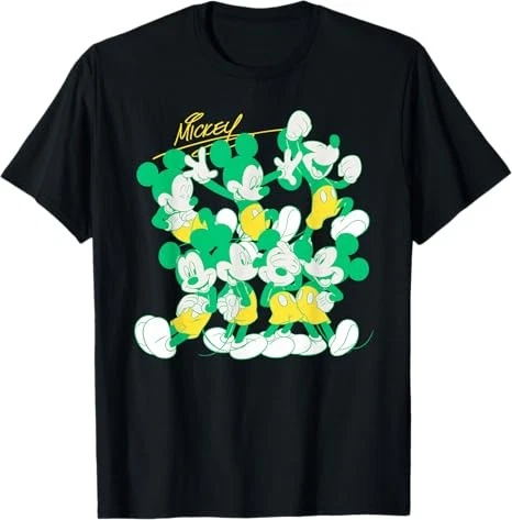 Disney Mickey Mouse Retro Classic Poses T-Shirt