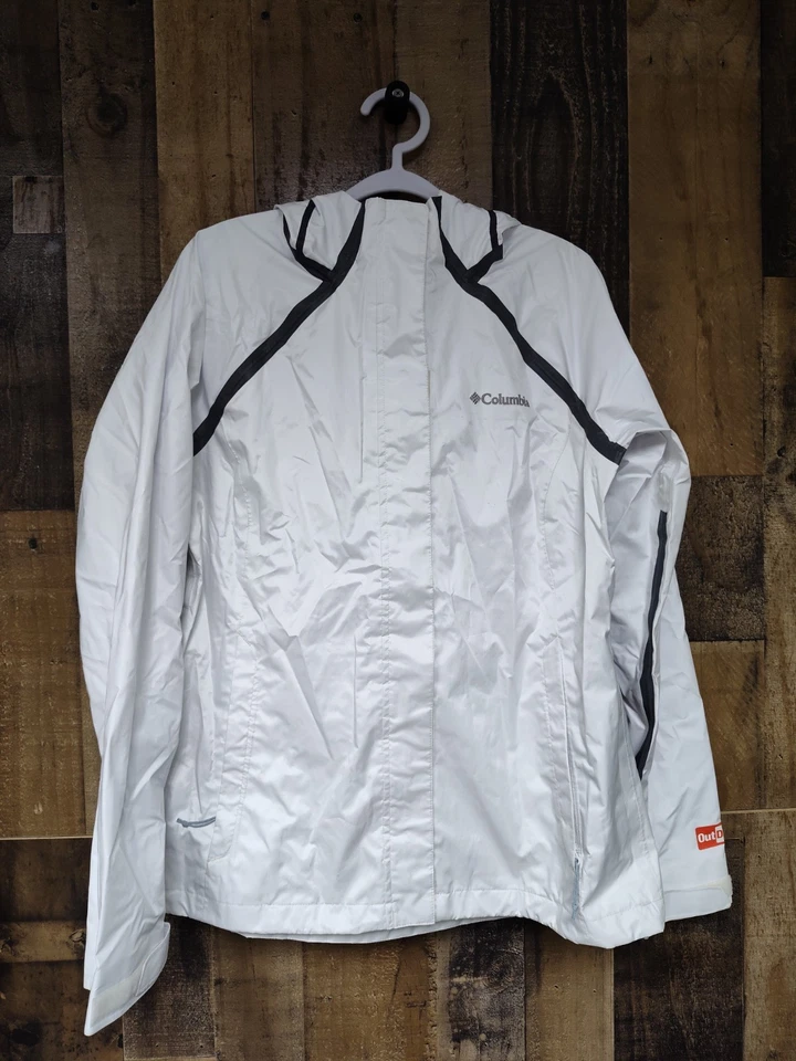 🔥 Chaqueta Columbia C-Technical OutDry® Extreme Rain Shell - Para mujer M Blanca Foto 2 de 4