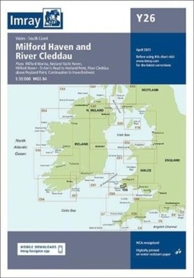 Y26 Milford Haven Wales - South Coast by Imray Y Series (Sheet map, folded)