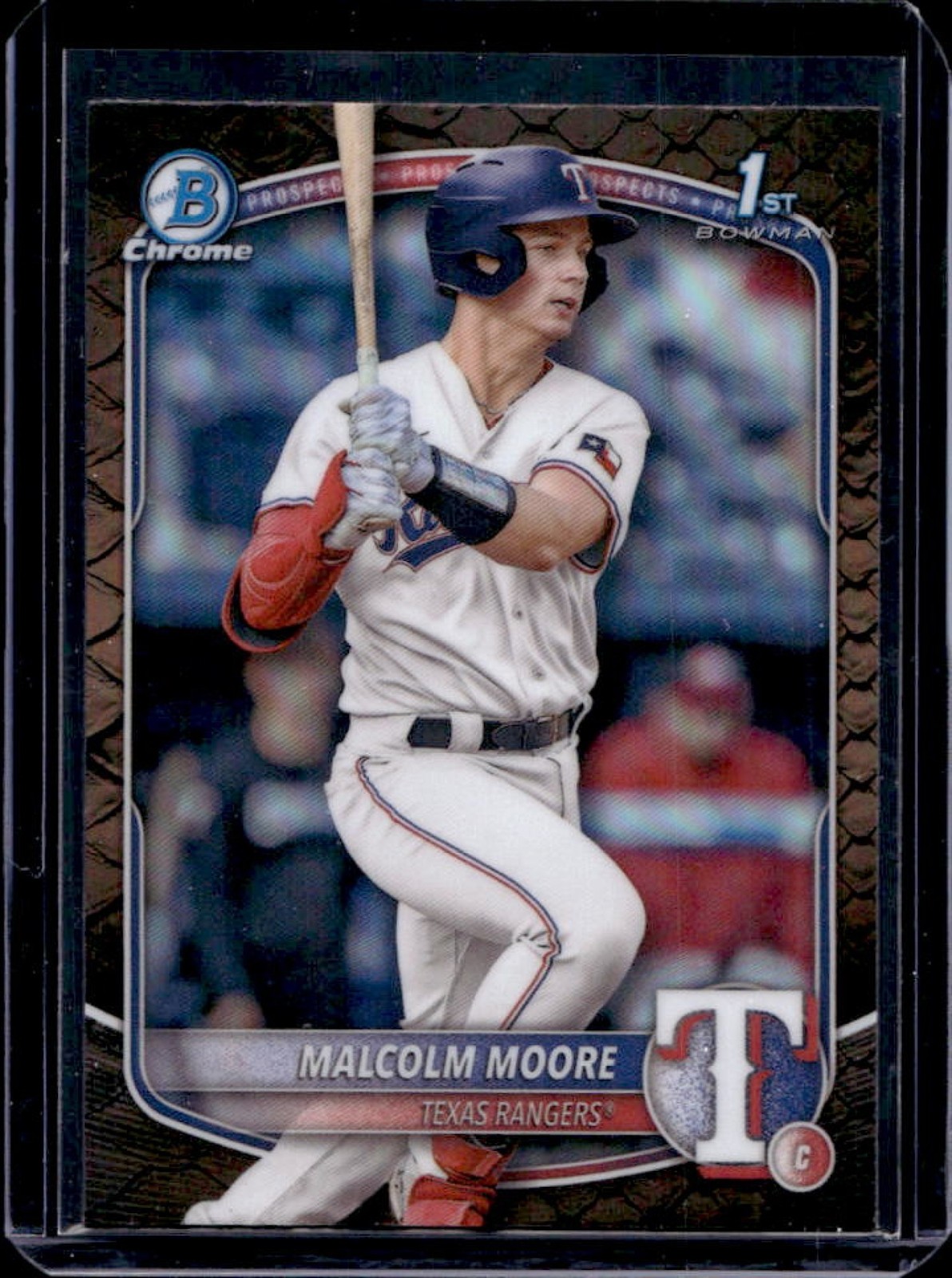 2025 Bowman Malcolm Moore Chrome Reptilian Refractor 1st #BCP-129