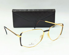 Vintage Gucci GG2225 23M Gold-Plated Optical Frame Made in Italy 1990 s