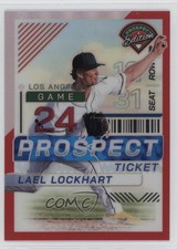 2024 Panini Prospect Edition Red Prizm /199 Lael Lockhart Jr #167 8d2