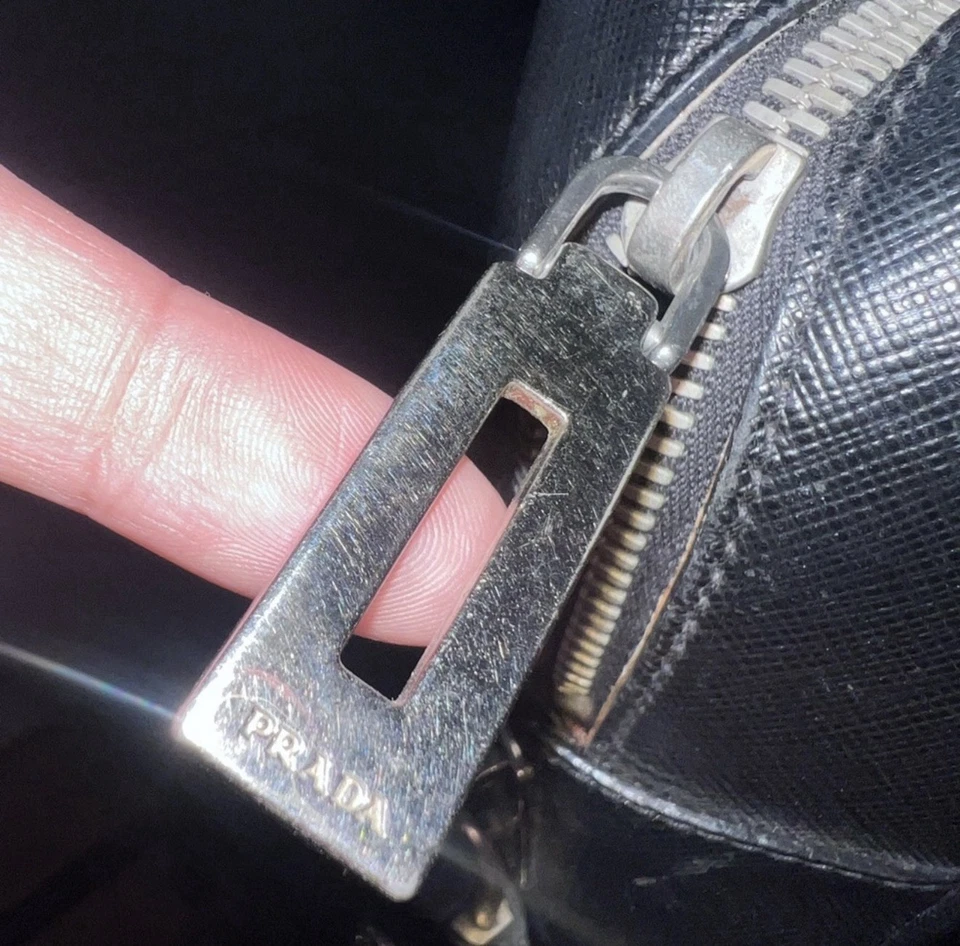 Authentic Prada Saffiano Lux Bauletto - Image 4 of 4