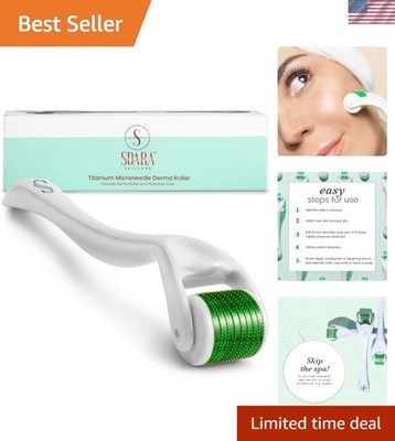 Sdara Derma Roller - Microneedling Tool for Face & Beard, Includes Storage Case