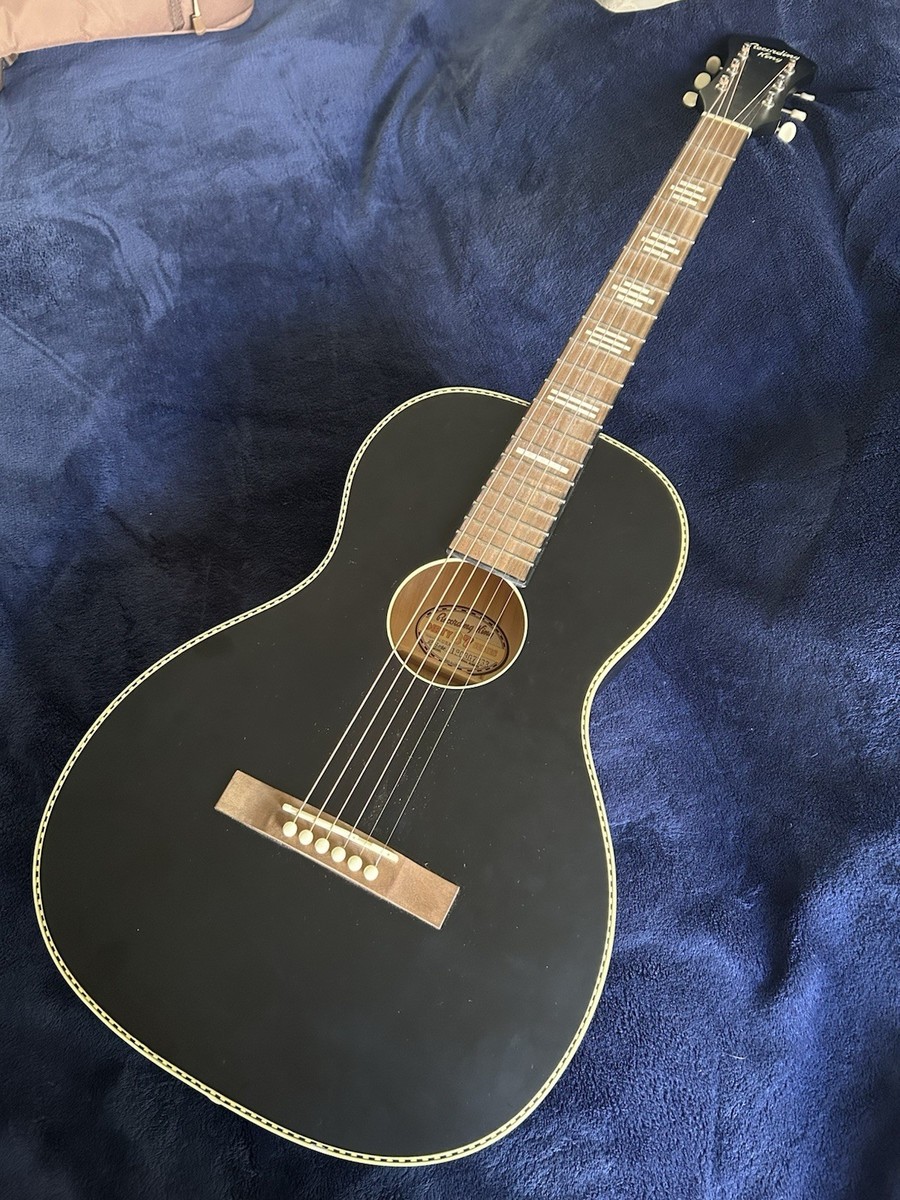 Recording King Dirty 37 Parlor Guitar – Matte Black + Gig Bag | eBay