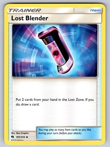Lost Blender 181/214 Lost Thunder Uncommon Trainer