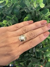 14k Gelbgold Opal Ring