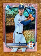 2025 Bowman Chrome Kevin Alvarez Rose Gold Superfractor 1/1