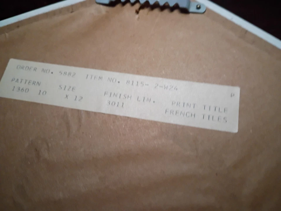 Винтажный викторианский настенный ардеко - Изображение 2 из 2