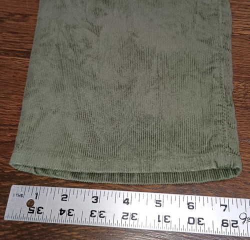 Bonobos Corduroy Chino Pants Mens Size 35x31 Olive Green Athletic Fit - Picture 6 of 12