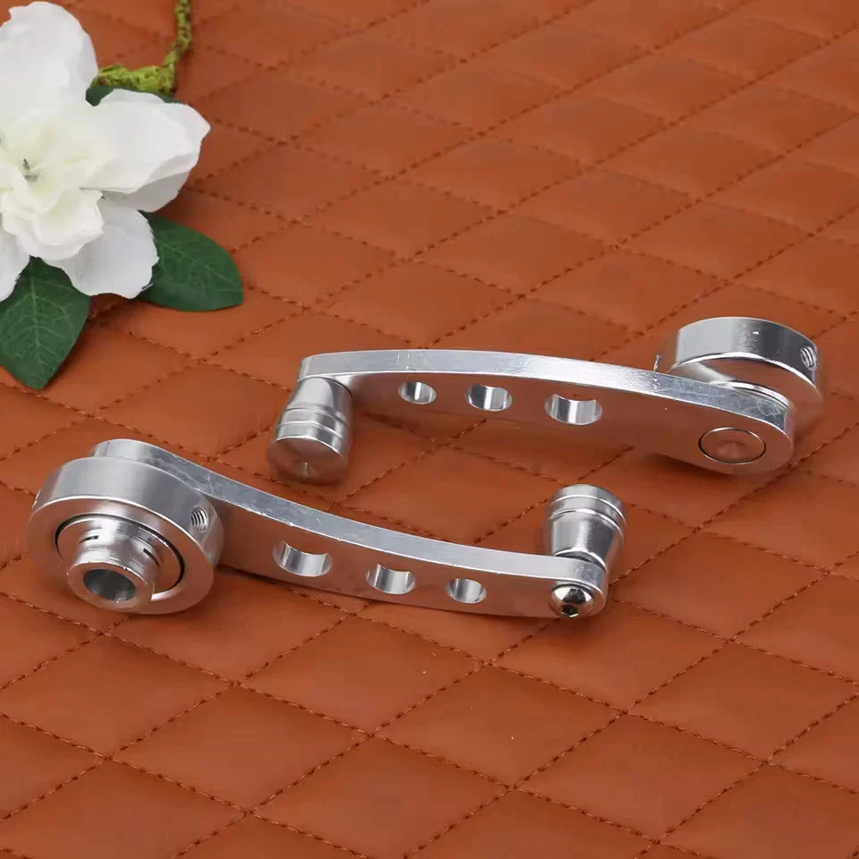 Manivela de manivela manual de aluminio negro para automóvil camión Foto 3 de 4