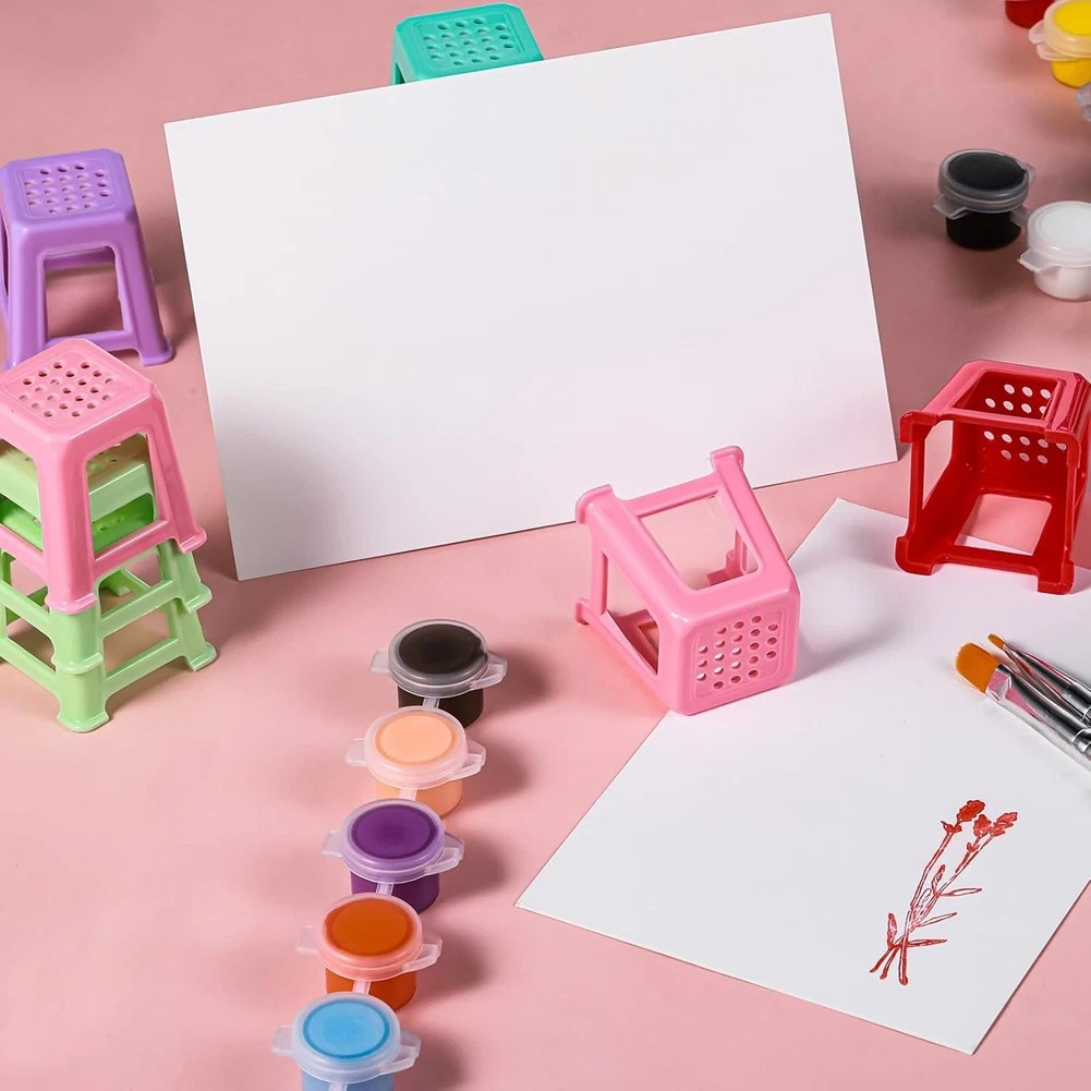 12pcs Canvas Stand for Painting,Plastic Paint Pouring Supplies,Skip Paint2438
