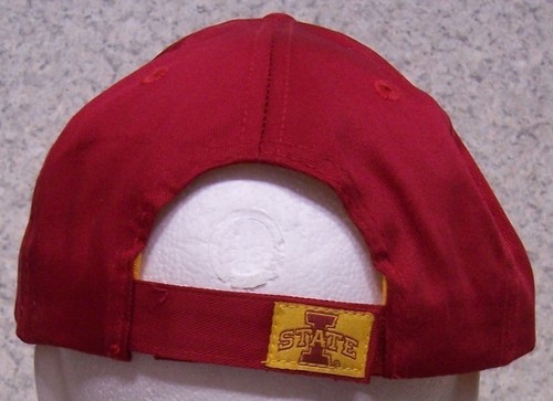 Gorra de béisbol bordada NCAA Iowa State Cyclones NUEVA 1 sombrero talla para todos - Imagen 2 de 2