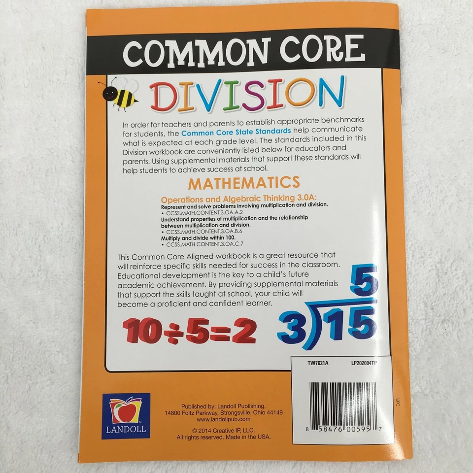 Common Core Education Books Third Grade Workbook & Test Prep Lot of 3 - Image 3 of 4