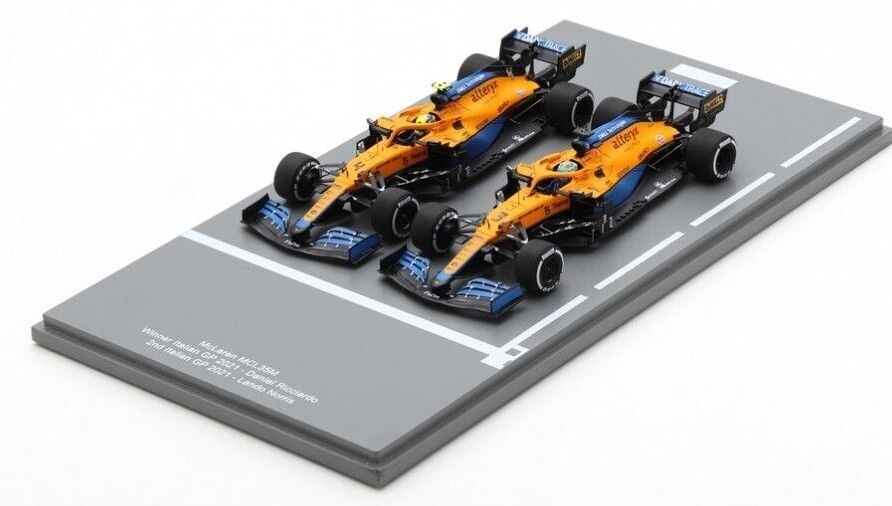 買得 Mclaren x2 Set Car 2021 Gp Italian Norris Ricciardo MCL35M レーシングカー