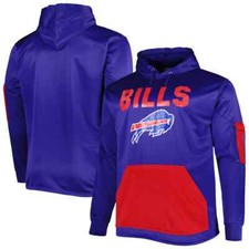 Buffalo Bills NFL Fanatics Men's Big  Tall Performance Hoodie