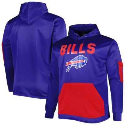 Buffalo Bills NFL Fanatics Men's Big Tall Performance Hoodie