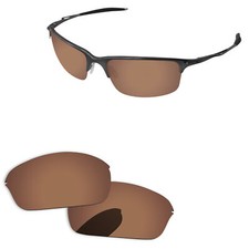 Lenslog Copper Brown Polarized Replacement Lenses For-Oakley Half Wire 2.0
