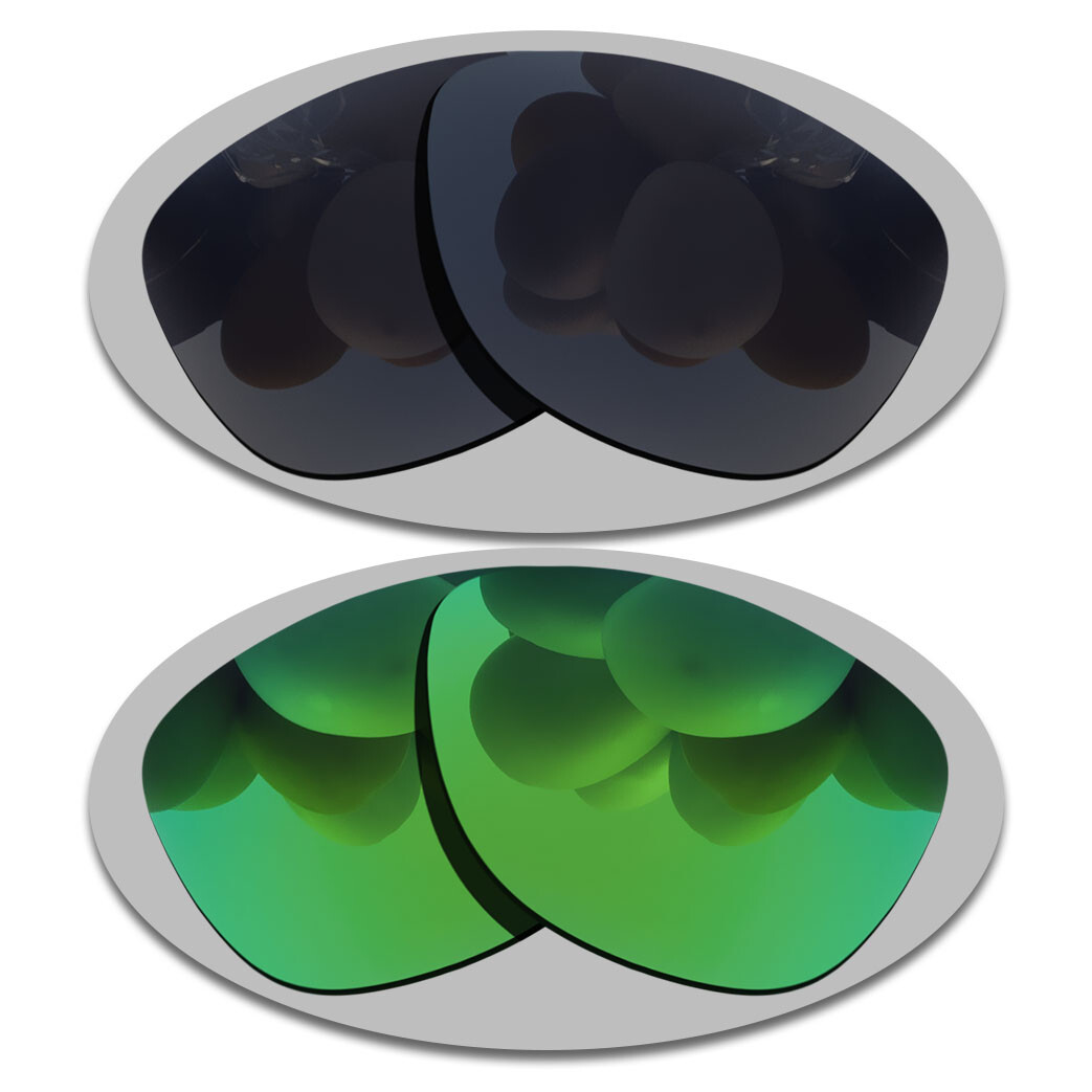 Grey Black&Green Polarized Lenses Replacement For-Rondo