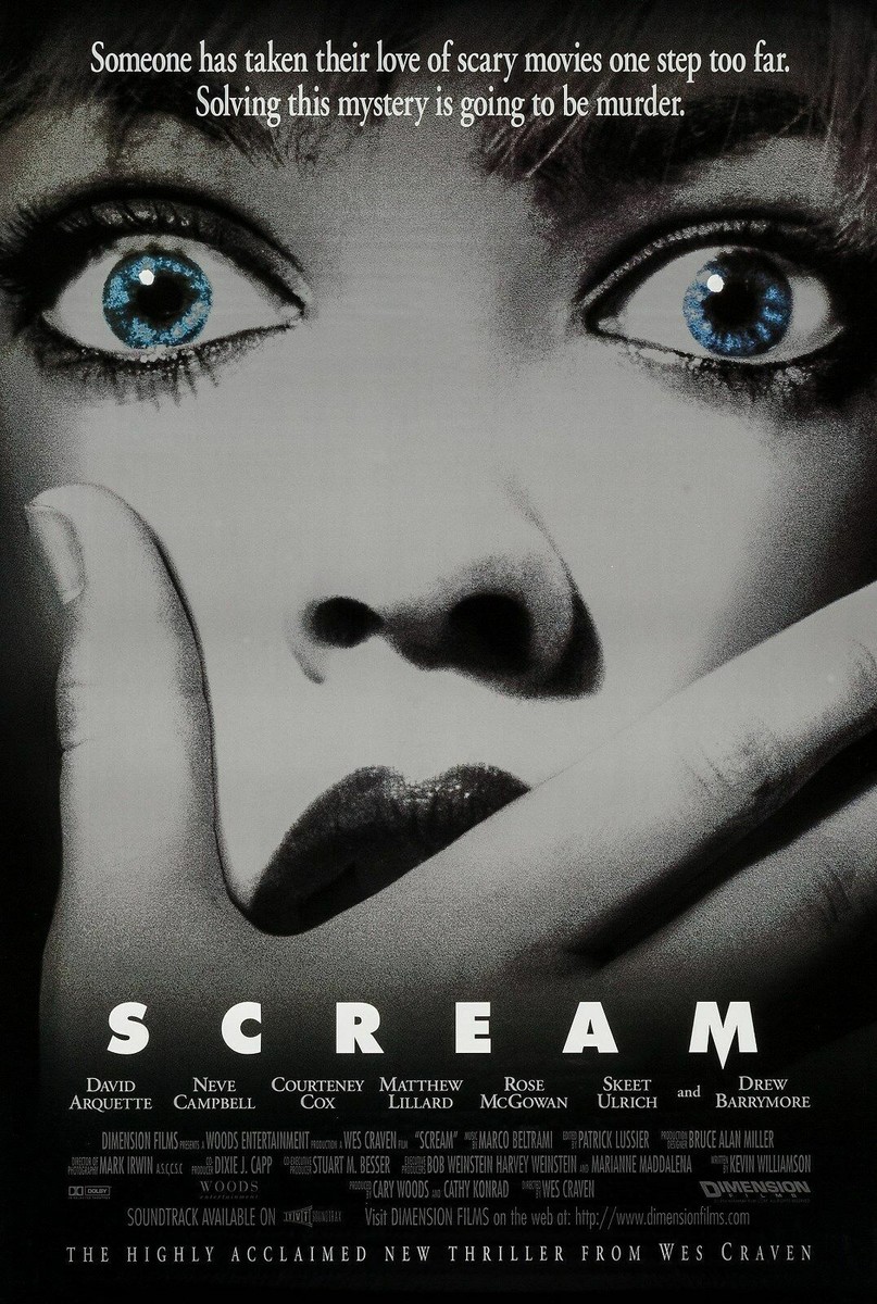 SCREAM (1996) ORIGINAL MOVIE POSTER - ROLLED | eBay