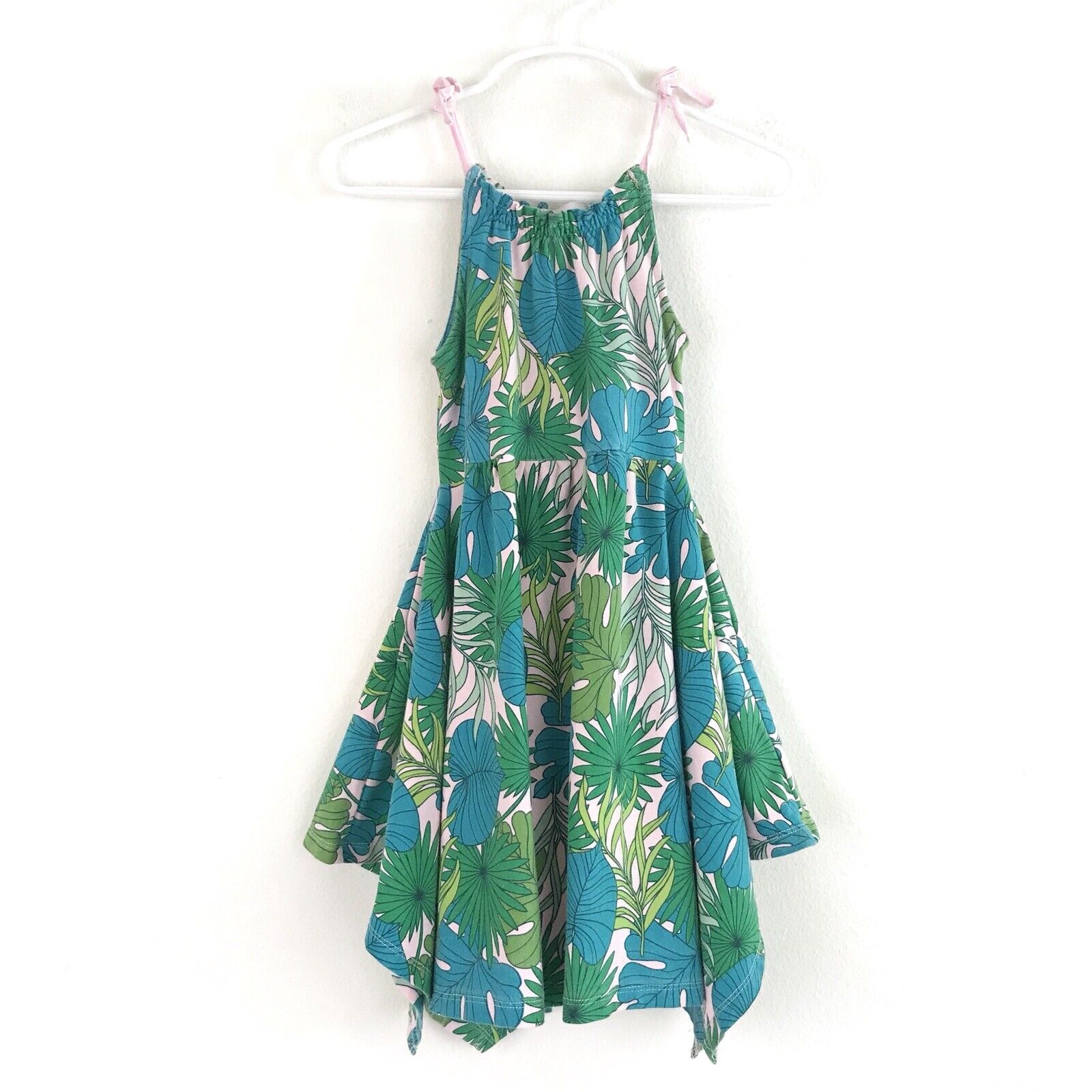 Tommy Bahama Kids Challenge the lowest price of Japan ☆ Toddler Girls Tropical Y Dress Palm Leaves Under blast sales Sun