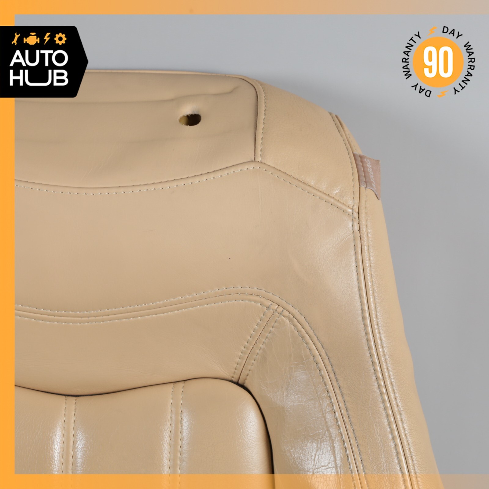 08-12 Maserati GranTurismo M145 Front Left Top Upper Seat Cushion Beige OEM 44k